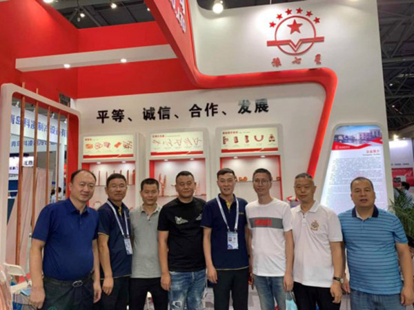 上海制冷展客户合影